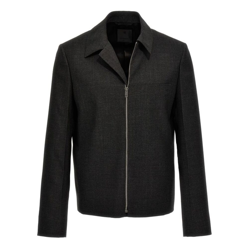 Givenchy Gray Virgin Wool Men's Jacket